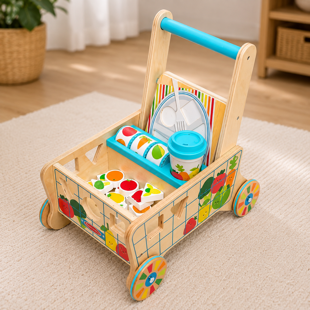 Wooden Rainbow Stacking Sorter